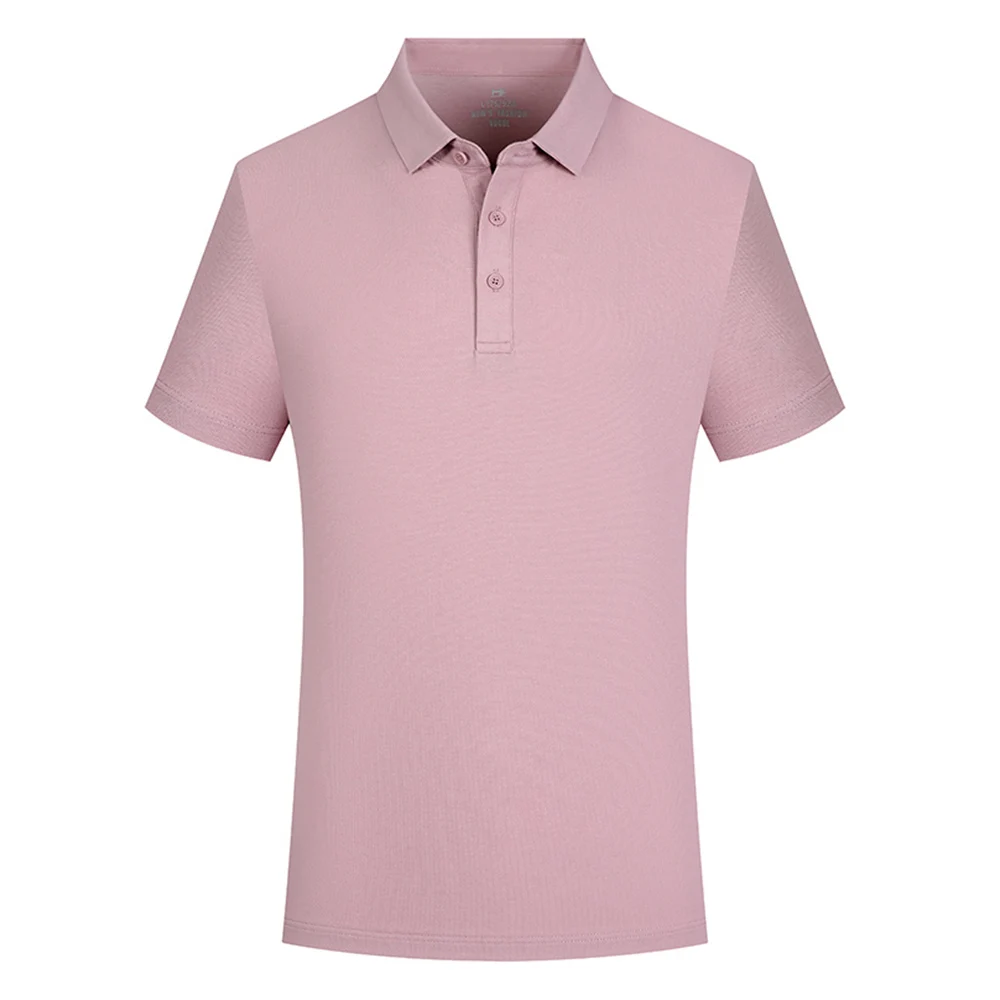 Hot Sale 210 GSM Golf Blank Customized Embroidery Printed Wholesale Turn-Down Collar Photo Print Pattern Blank Polos