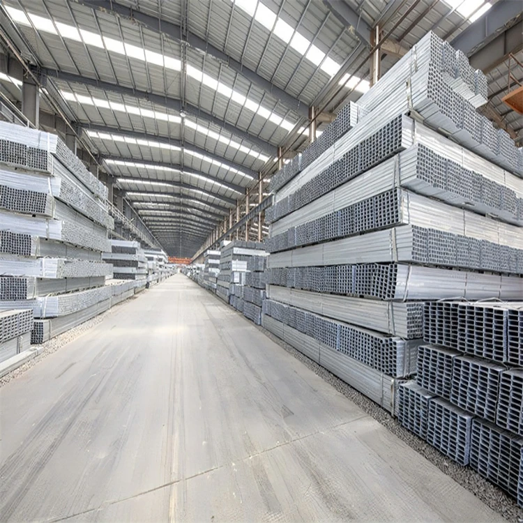 SHS Pipe and RHS Steel pipe Hot Dip Galvanized Square Rectangular Hollow Section 100 x 100mm with 2.5mm thickness