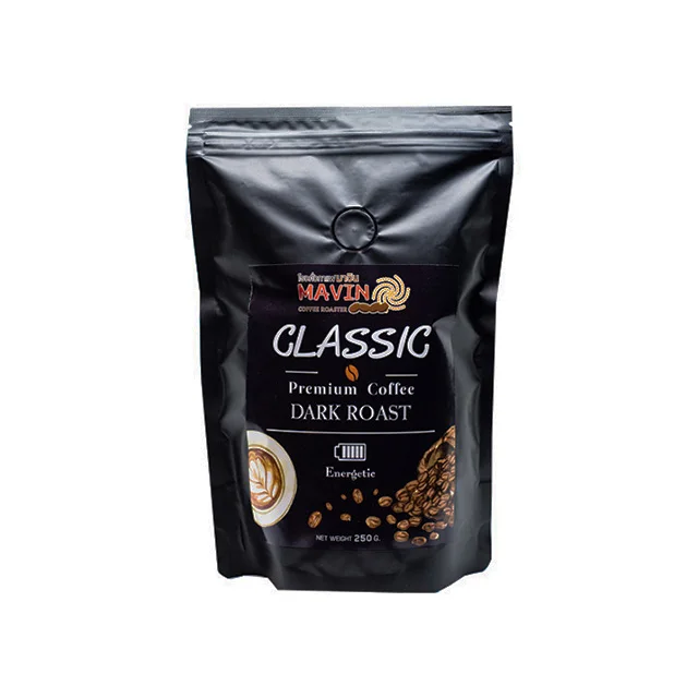 
Roast Premium Thai Coffee Beans Classic Roasted Thailand Blend Coffee Dark Best Seller Mavin Coffee Brand 