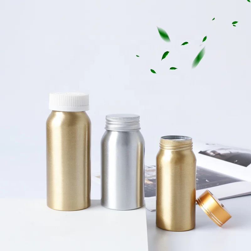 E-better 100ml 30pcs wide mouth aluminum vitamin d organic natural vitamins supplements bottle packing for sale