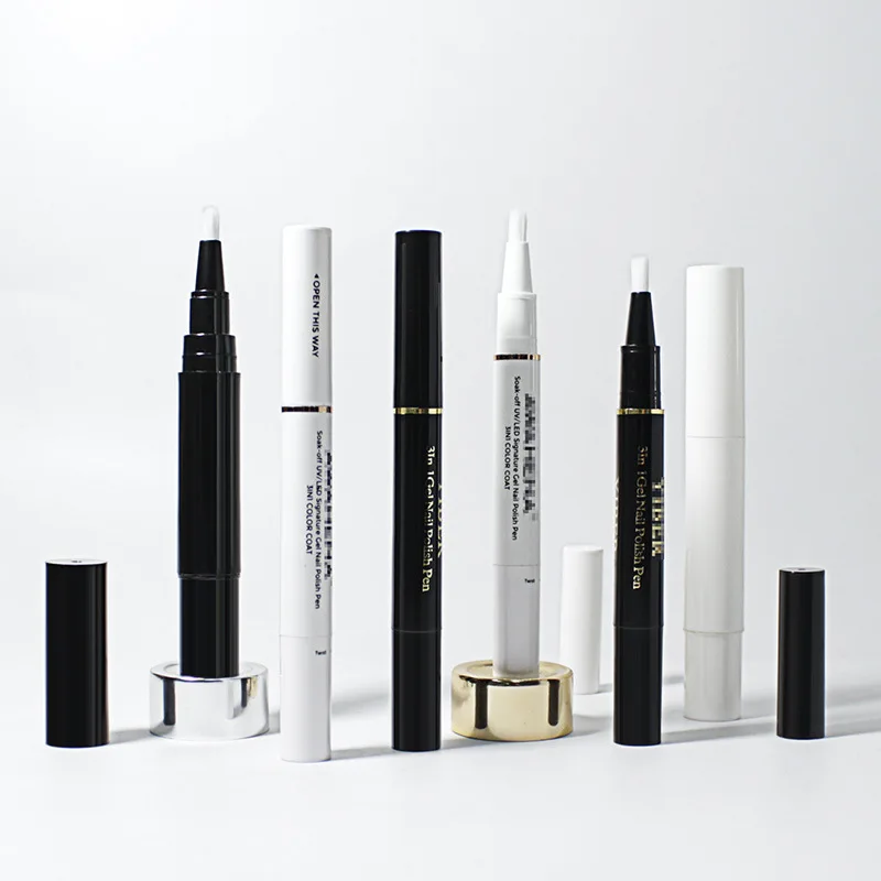1.5ml 2ml 3ml 4ml 5ml Empty Black and White Cosmetic Twist Up Package Tube Click Lip Gloss Oil Pen Twist Pen