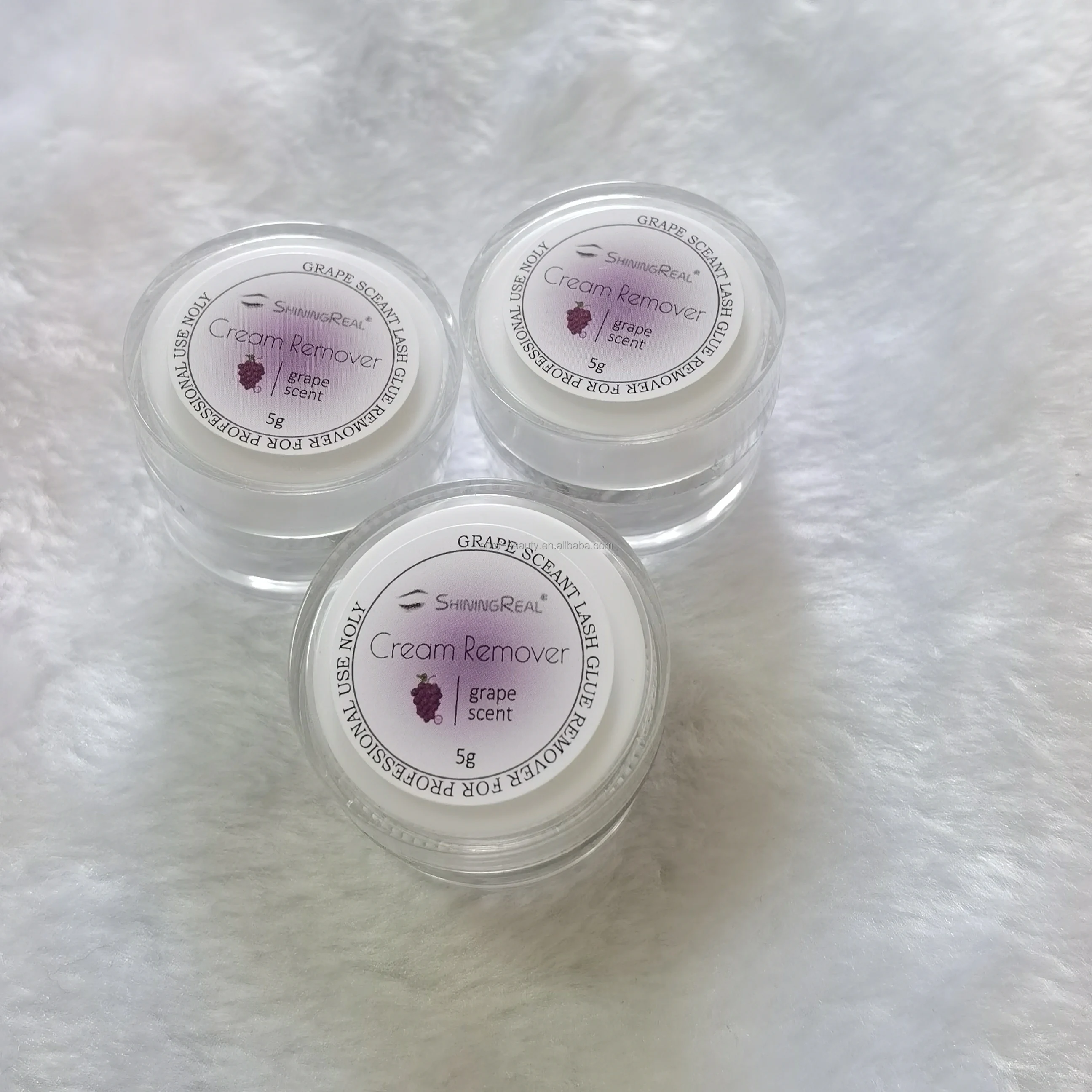 Private Label 5g Organic Scented Removedor De Pegamento Pestanas Eyelash Extension Glue Cream Remover