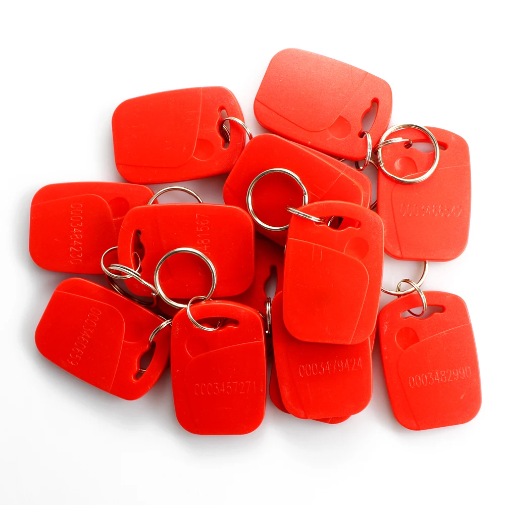 Dual frequency 125Khz EM or temic t5577 rewritable key tag and 13.56Mhz UID rfid smart keyfob