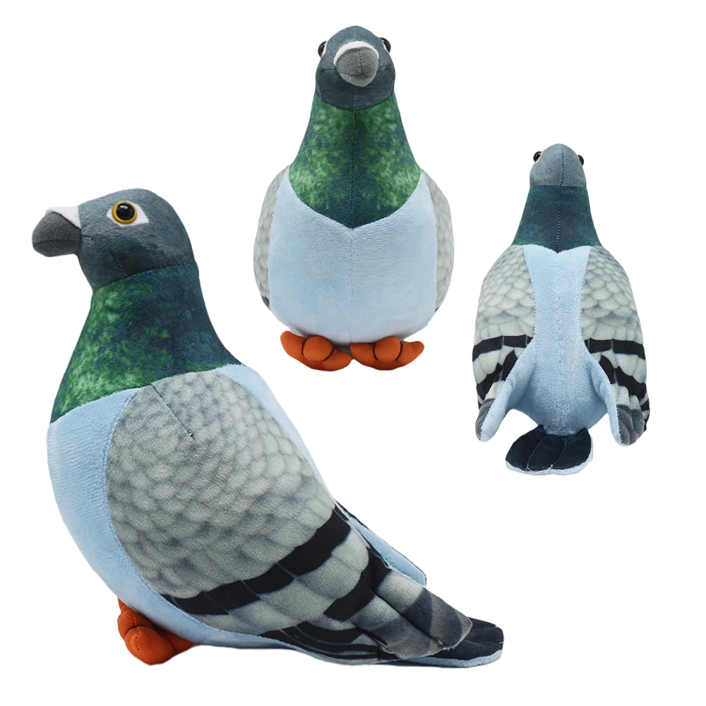 Cute White Dove Custom Plush The Pigeon Plush Stuffed Animals Soft Toy Plush Pigeon