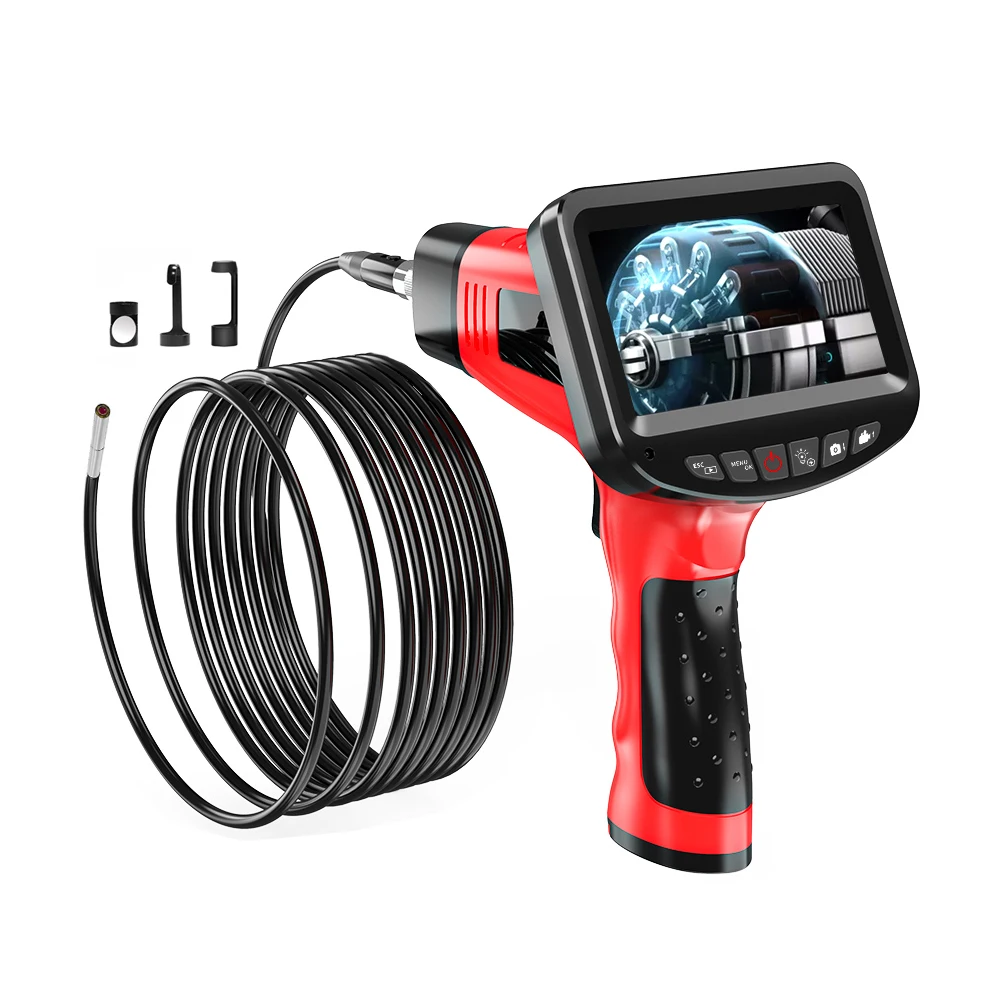 Камера-Эндоскоп Промышленная, 3,9 мм, 1080P HD, экран 4,3 дюйма, карта TF 32 ГБ