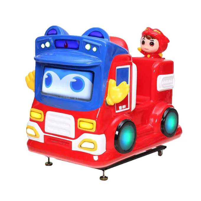 Amusement Park shopping mall fibreglass kids robot bus machine police car Coin Operated kiddie rides coin mechanism