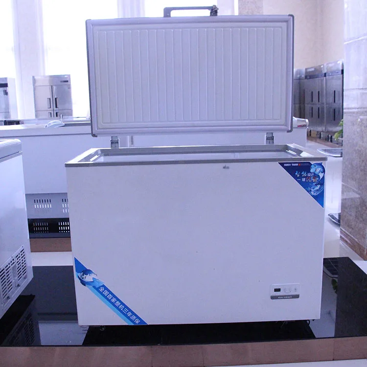 Hot Sale Commercial 160l Single Open Door Deep Fridge Supermarket Ice Cream Food Chest Freezer