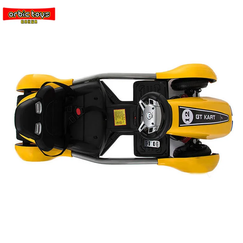 kids electric go kart  with racing style and two motors