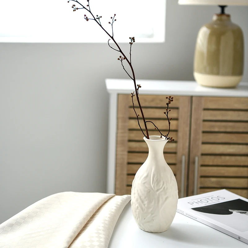 Aspire 2023 New High Quality Green Artwork Customized Decoration Created Ceramic Flower Vase Modern
