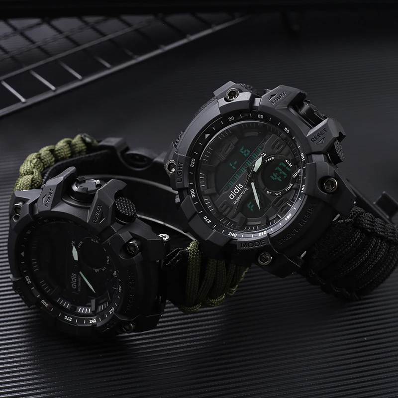 new pattern fashion Outdoor Luxury Watch Multifunctional Compass Digital Versatile Sports Watches
