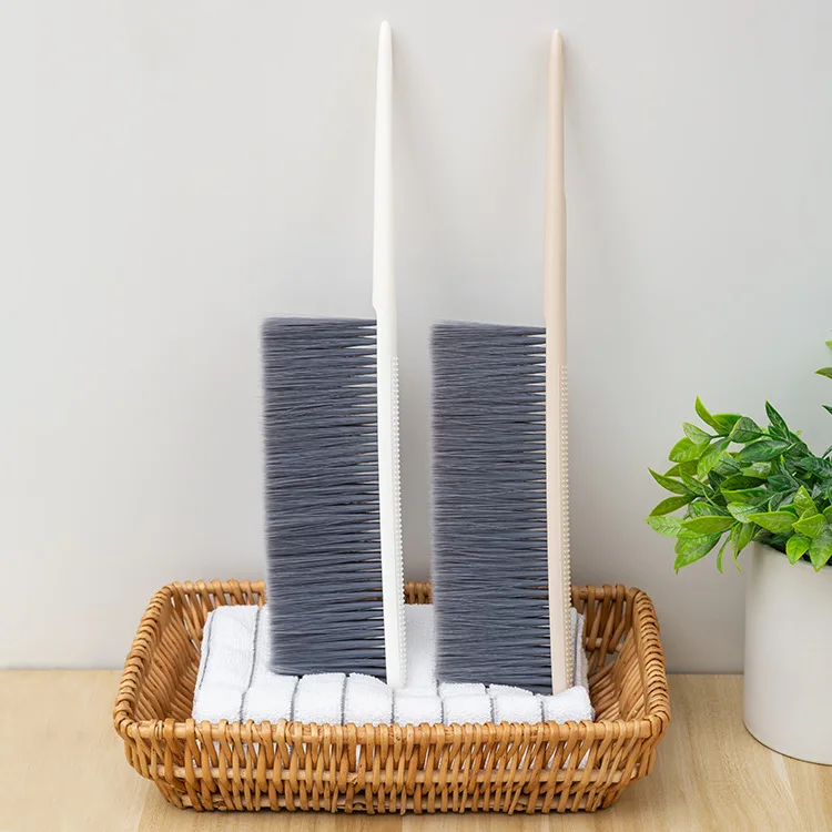 PP Soft Bristle Hand Broom Household Cleaning Brush for Cleaning Dust Bed Sofa Furniture