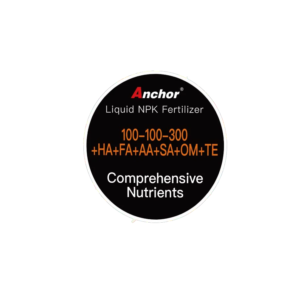Жидкое водорастворимое NPK хелатное органическое удобрение NPK 100-100-300 + HA + FA + AA + SA + OM + TE