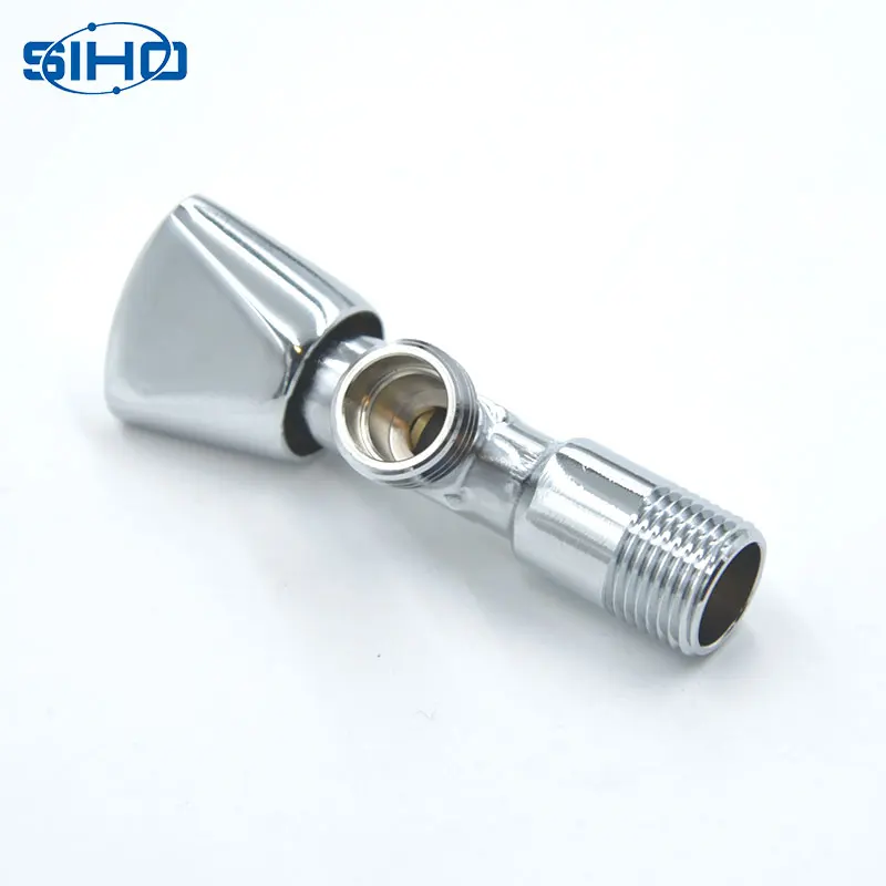 Оптовая продажа с завода, Цинковый угловой клапан с ручкой