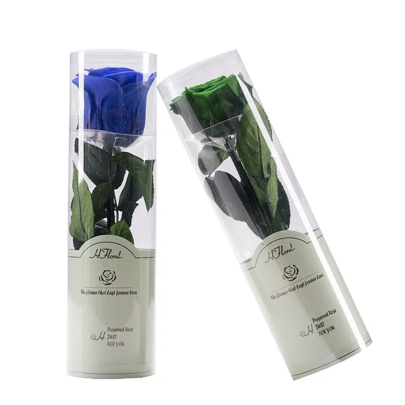 2021 Trending Products Various Specifications Preserved Long Stem Rose For Gifts