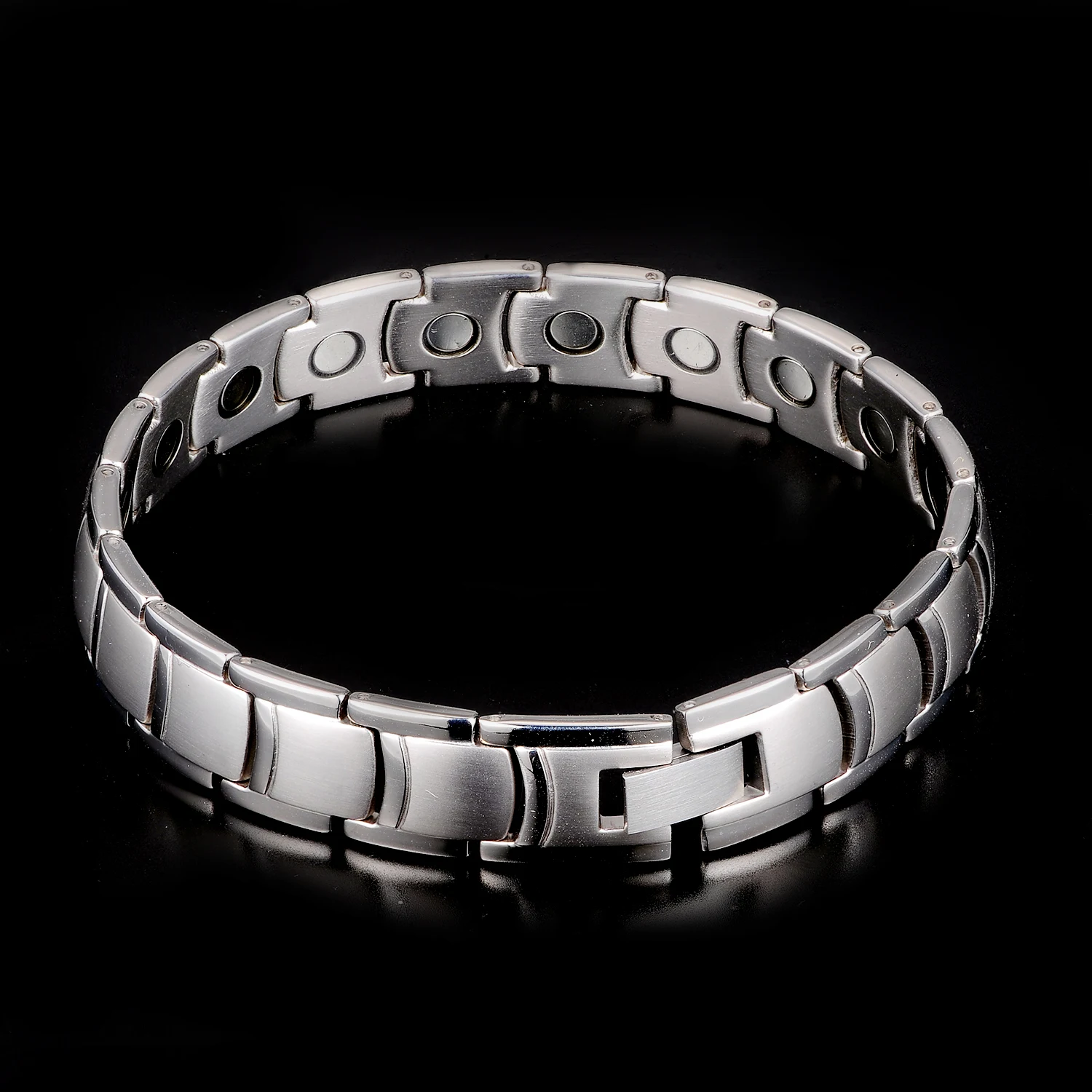 SDA Stainless Steel Hand Jewelry 6mm Mini Size Silver Chains Magnetic Energy Care Bracelet