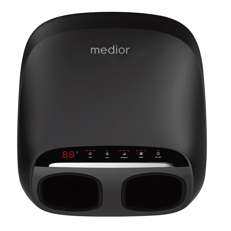 Medior hottest electric pneumatic roller infra-red hot foot kneading foot massager