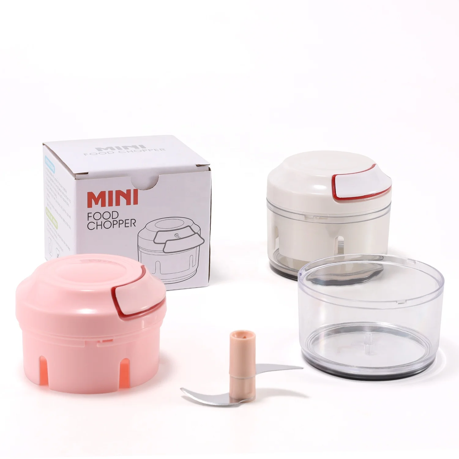 Amazon Hot sale vegetable slicer MiNi manual garlic masher Hand powered meat chopper vegetable cutter for Kitchen Gadgets