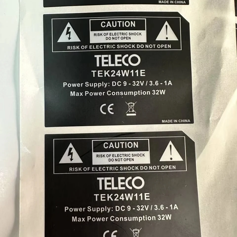 CE Certified Electronic Label Stickers Private Label Color Printing Permanent Adhesive Paper Exhibitions Cosmetics Packed Sheets