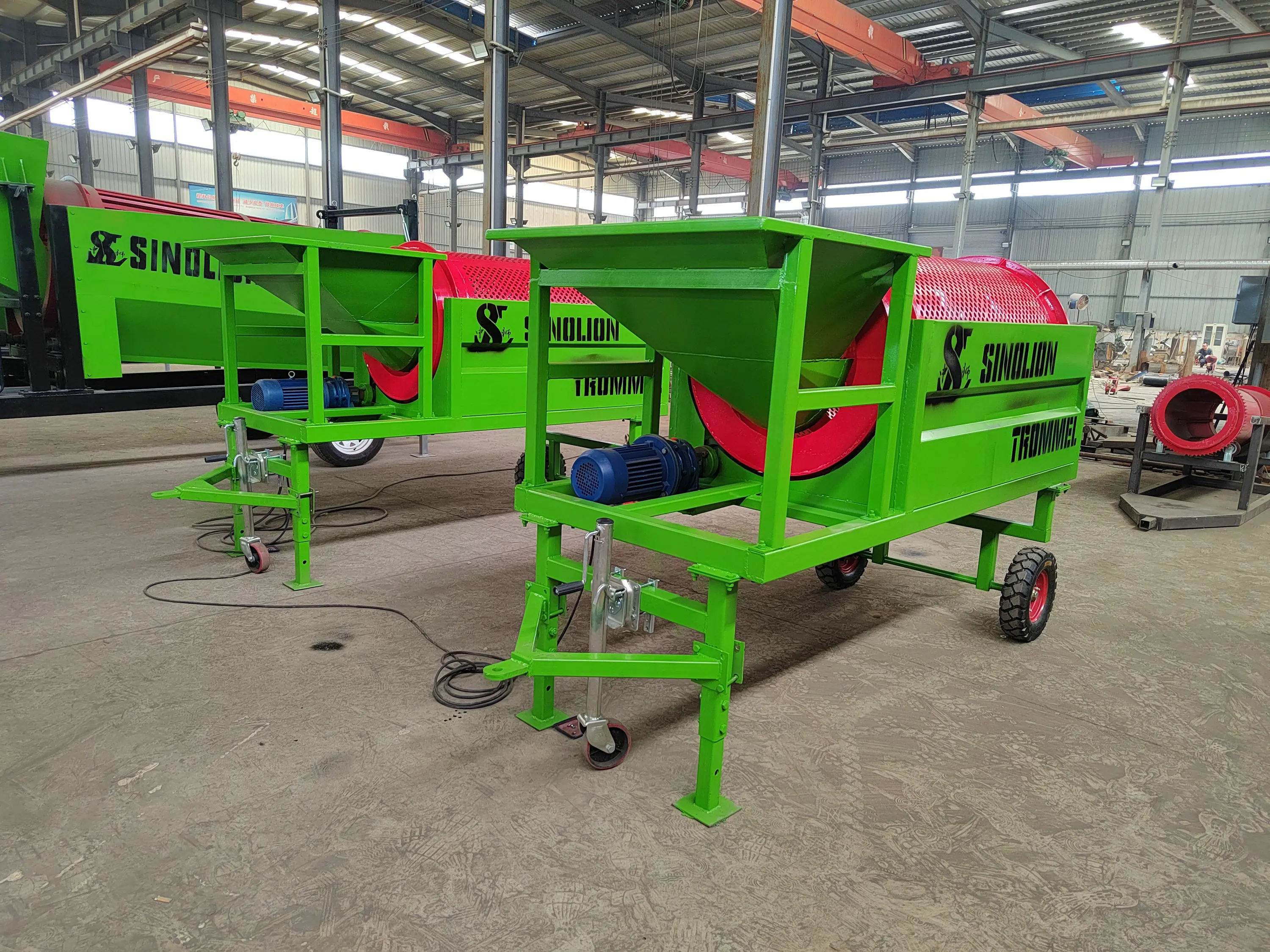 mobile trommel screen MTS0818  supplier direct small trommel screen