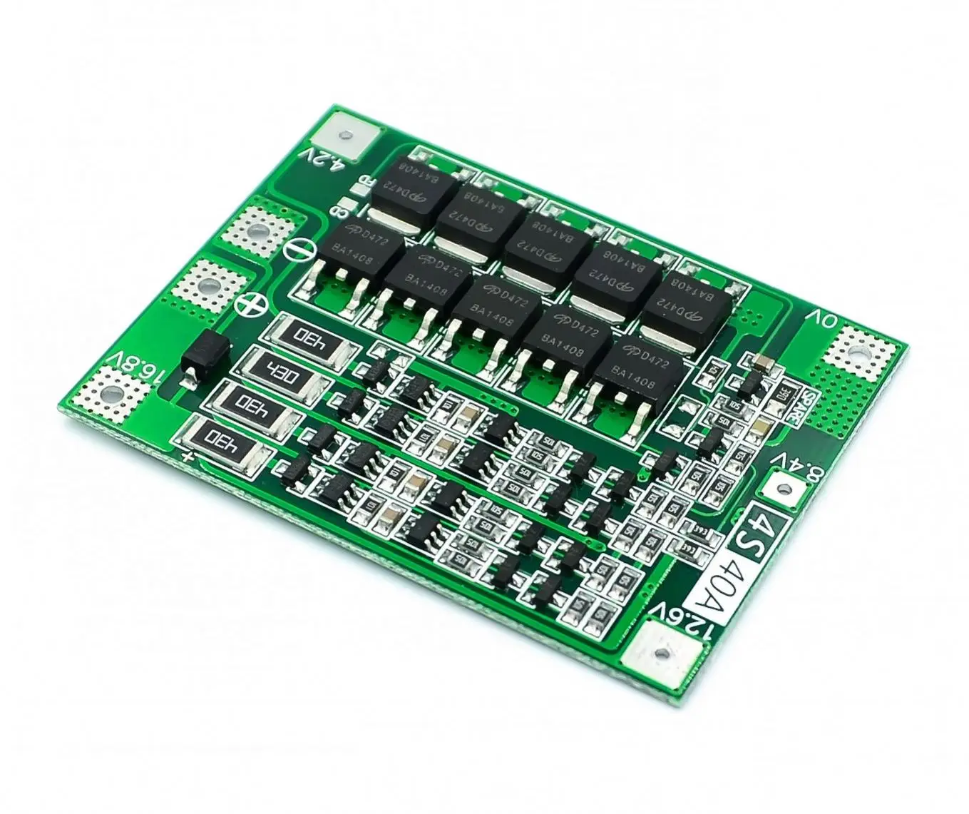 4S 40A Li-ion Lithium Battery 18650 Charger PCB BMS Board with Balance For Drill Motor 148V 168V Lipo Cell Module