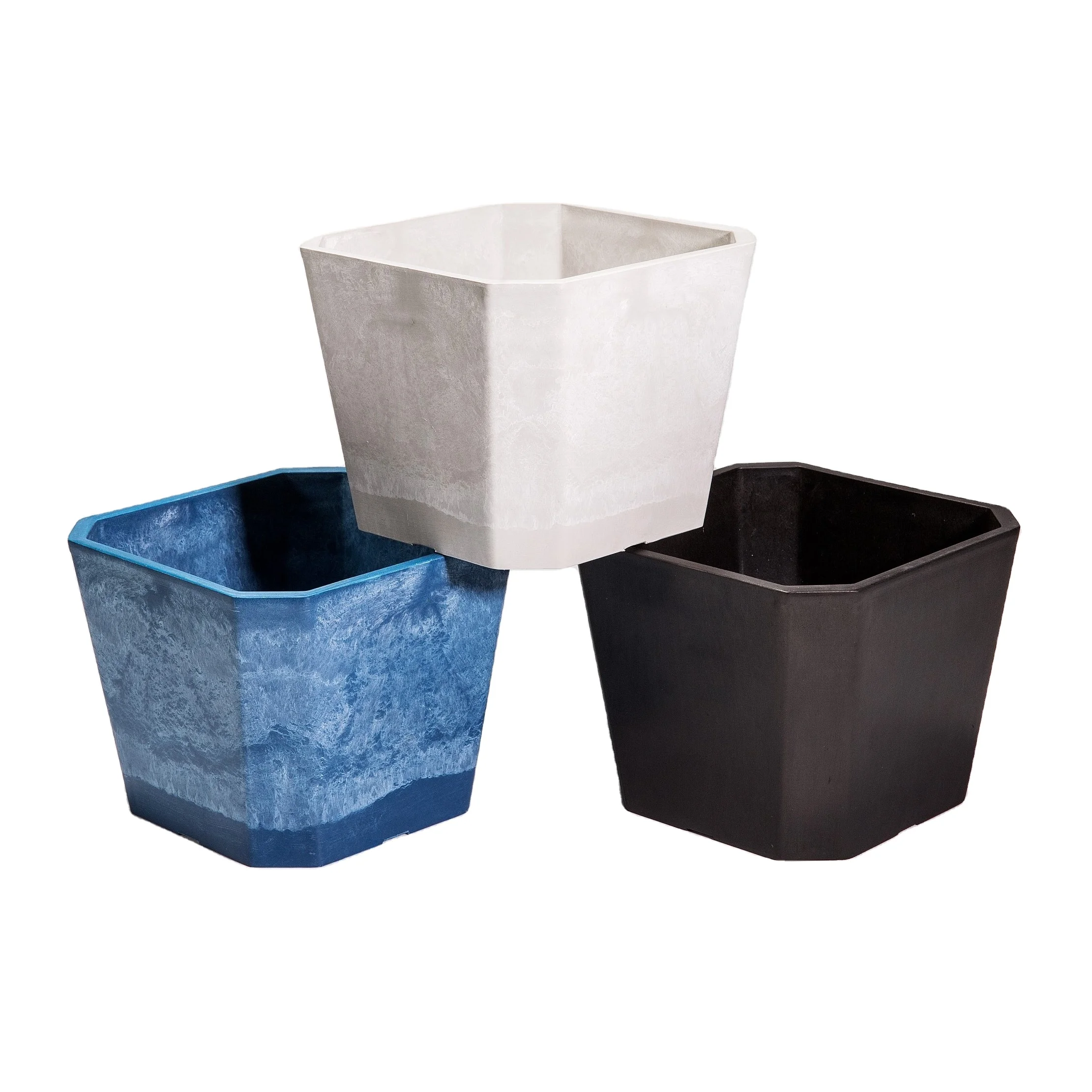 Plastic fruit growth forming mold large size plastic square flowers pots for plants watermelon apple vegetable growing mould