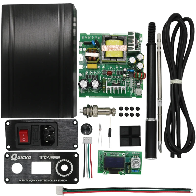  QUICKO STC-OLED T12-952 цифровой регулятор температуры паяльная станция Железный 