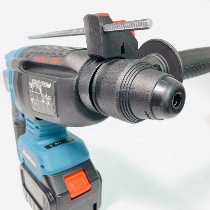 1200W Cordless Lithium Power Impact Driver 26mm Electric Rotary Hammer Impact Drill