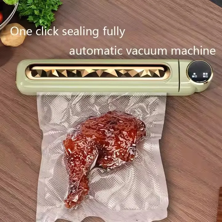 Commercial & Household Electric Vacuum Food Sealer Machine Mini Multifunction Plastic Factory Hot Sell for Food Preservation