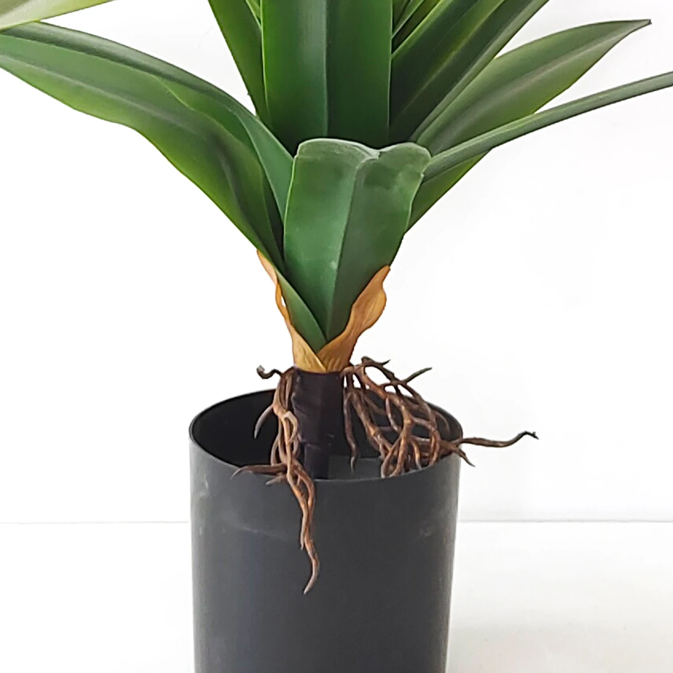 Premium Real Touch Autumn Colors Artificial Potted Leaf Plants Gladiolus Greenery Decoration Living Room In Pot for Home