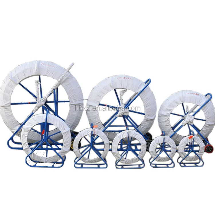 Fish Tape Puller Fiberglass fiber optic cable rodder 200m fiber snake duct rodder detectable frp duct rodder
