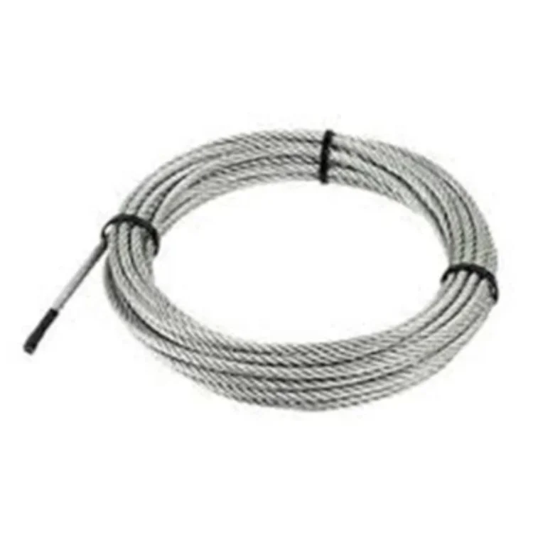 6x19 SS steel wire rope different sizes 1x7 7x7 1x19 7x19 Grade 304 316 50mm stainless steel wire rope for elevator