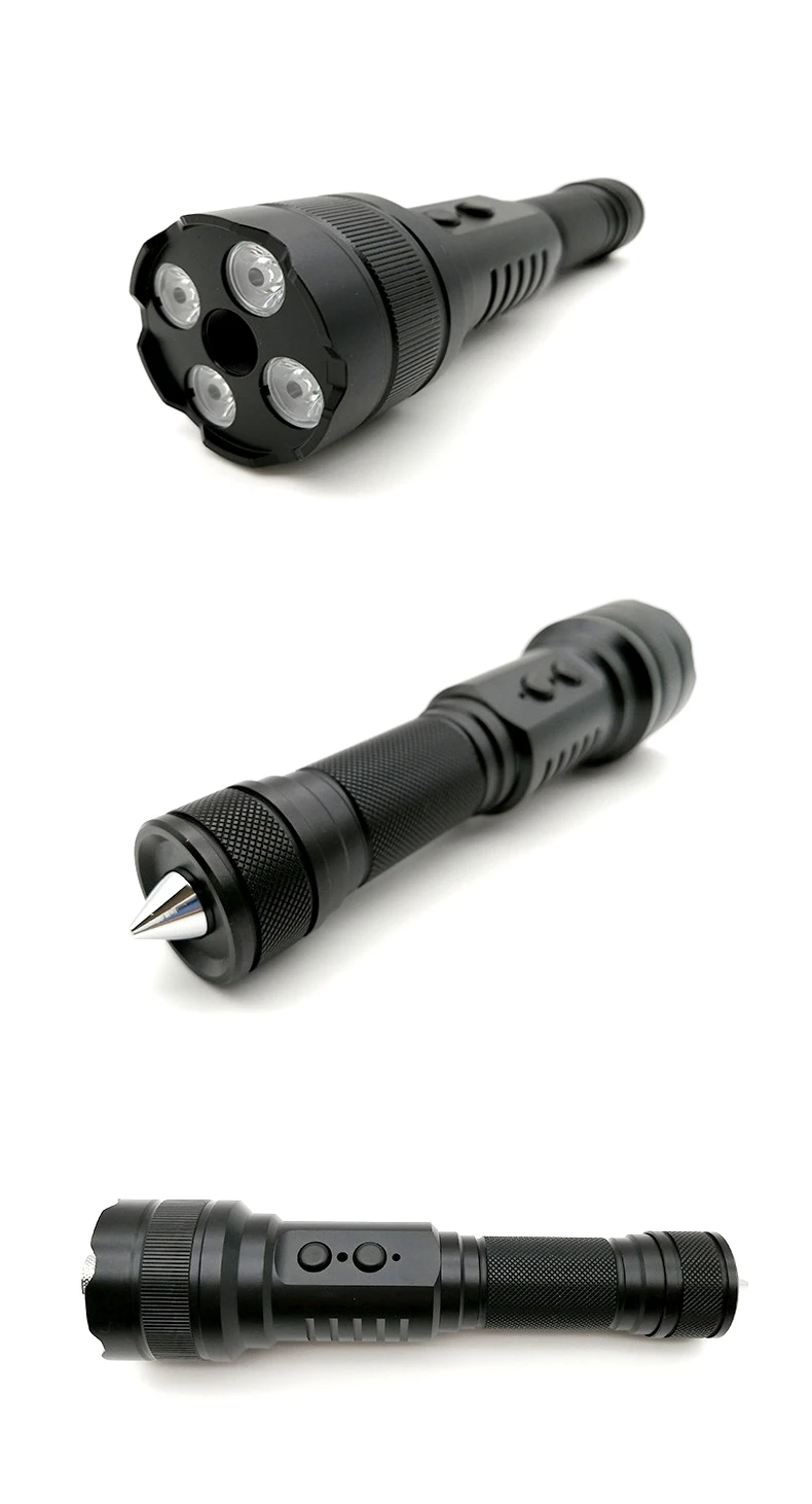 laser flashlight white led light and green blue laser beam hand laser torch