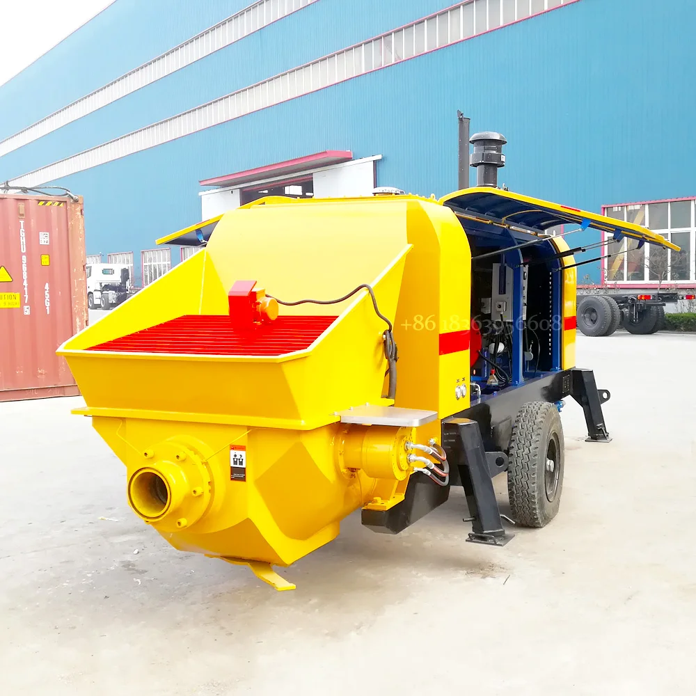 GOOD PRICE DHBT80-16-176 diesel concrete pump trailer