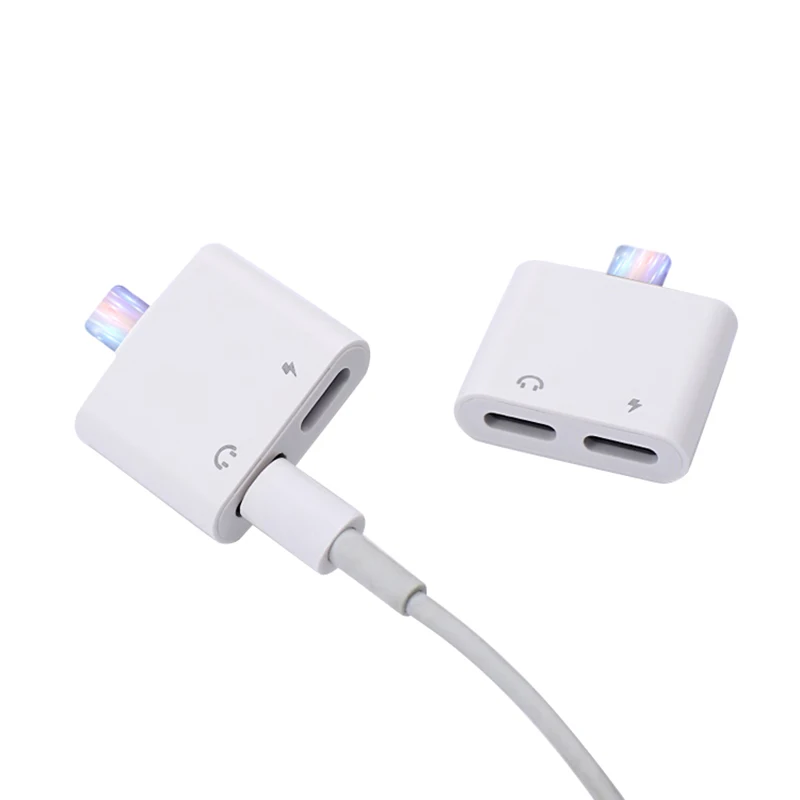New Arrivals Travel Charger Adapter Usb C Audio Adapter Charger Cable For Phone 12 11 Pro Max Cable Converter Charging Splitter