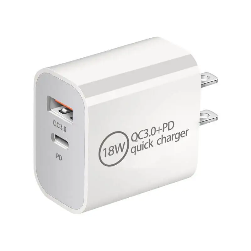 Fast Quick Pd Type Usb C Micro 20W 5V Usb-C Mini 18W 2A Travel 30W 12V Port Socket Phone Mobile UK EU US  Wall Cable Charger