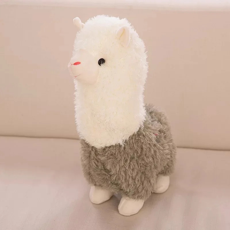 Plush alpaca toys stuffed alpaca toy cute colorful alpaca sheep stuffed animal toys