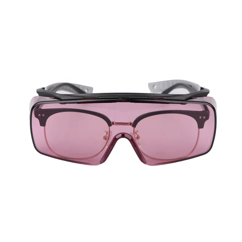 High Quality Fit Over Laser Safety Glasses 808nm Infrared IR YAG Laser Safety Goggles OD6+