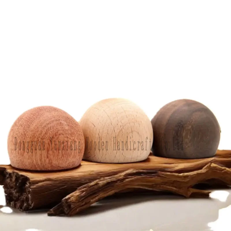 Wooden Diffuser Tumbler Small Round Egg Wooden Aroma Diffuser for Essential Oil