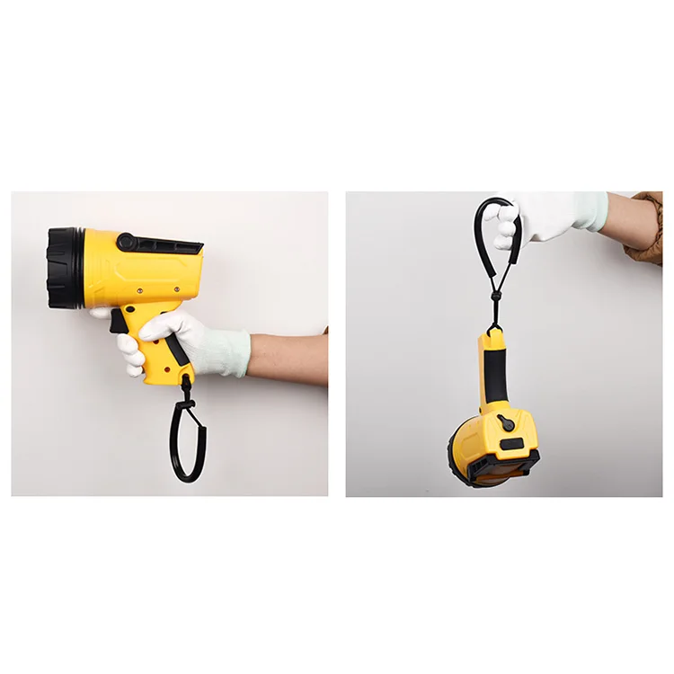 Long Range Rechargeable Glare Lintern Bulb Lamp 1800 Lumen Mini Torch Hand Handheld Spotlight