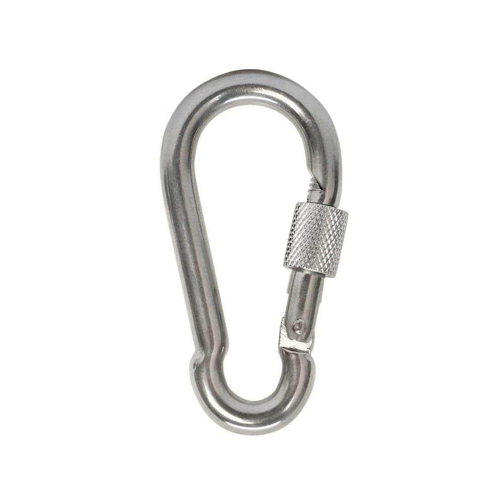 Carabiner Hook Stainless Steel 304/316 Carabiner Spring Snap Hook