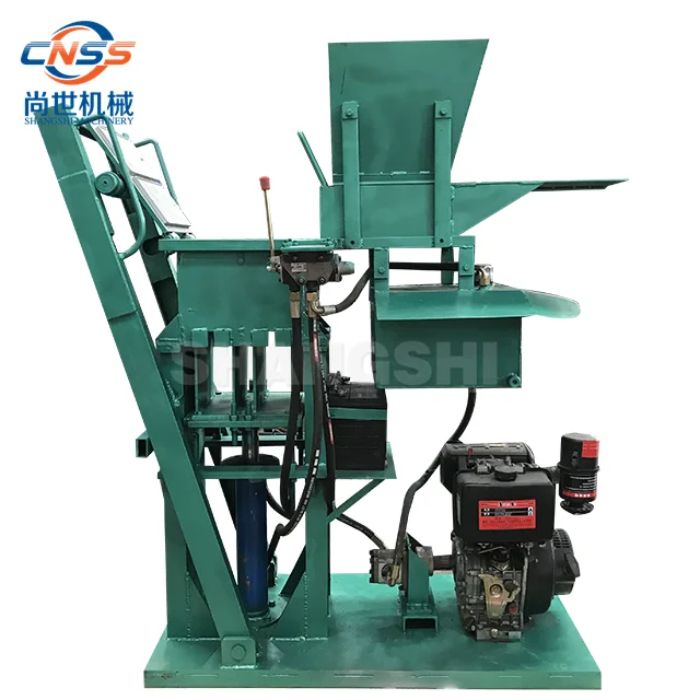 Factory price clay brick machine 2 mold made at a time