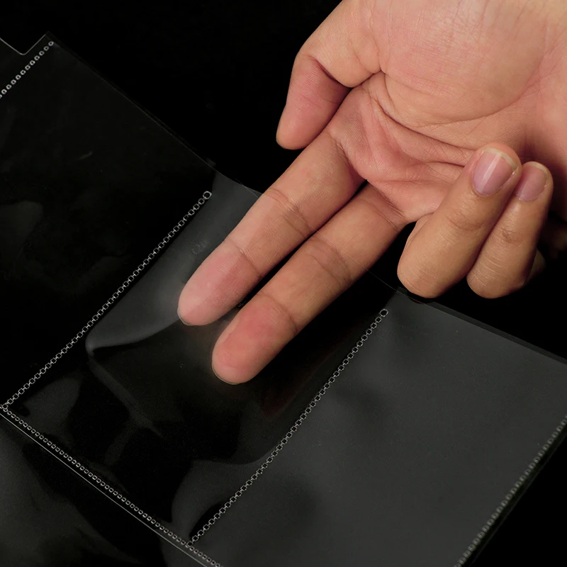 Индивидуальная 9-карманная папка для карт прозрачная страниц внутренняя Обложка пластиковых фотографий