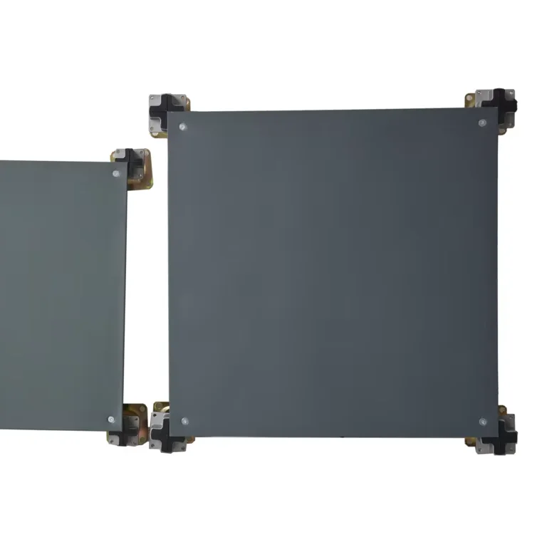 Factory direct sales of high ventilation HPL or PVC perforated veneer of all-steel network floor