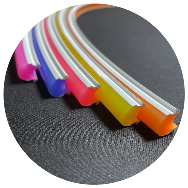 Neon flexible DC12V strip light indoor 8mm silicone separation neon light for custom led neon signs