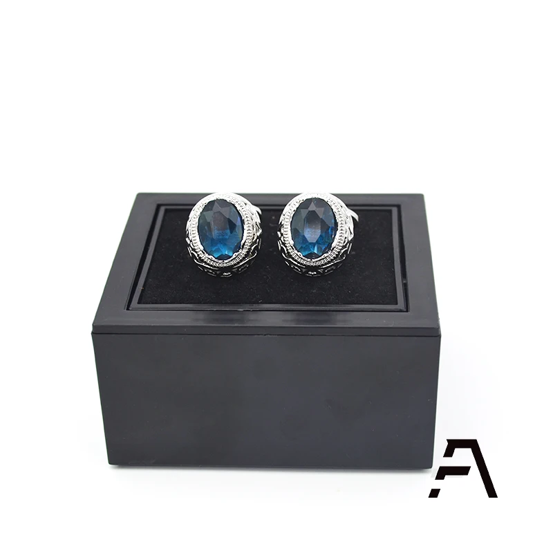 
Wholesale custom black rotate cufflinks storage gift box 