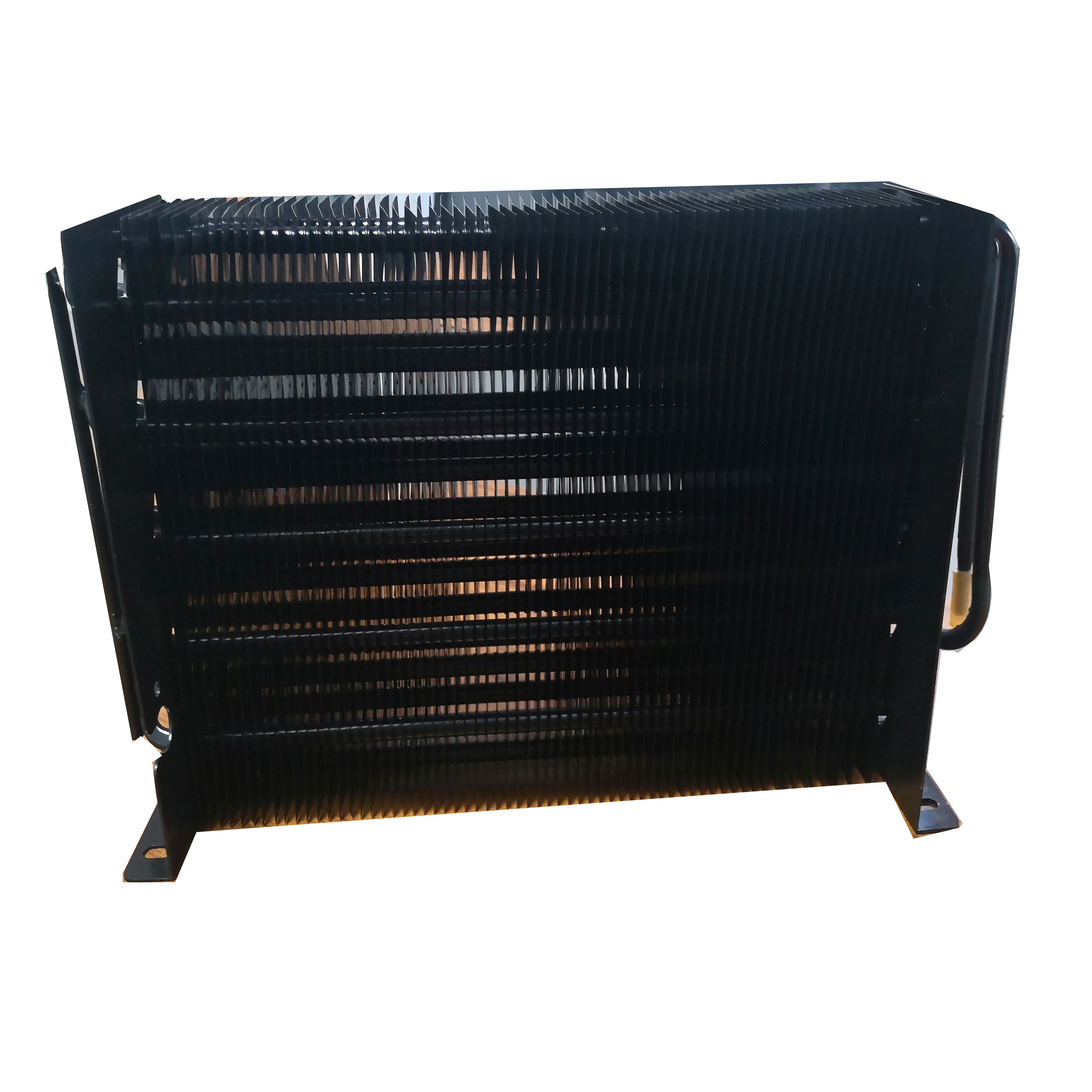 Refrigerator spare parts black color fin evaporator for wine cabinet