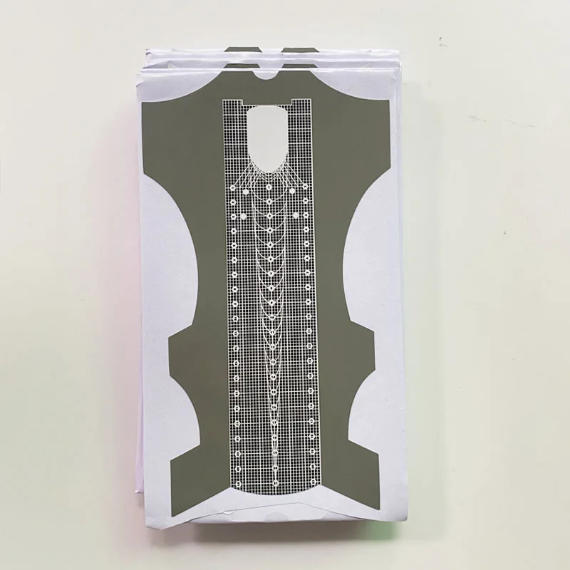 Custom Logo XXXL Nail Art Form Sticker Self-Adhesive Extension Guide Acrylic UV Tips Extendo Nail Building Forms