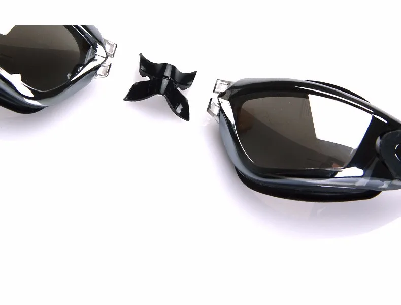 AMZ hot sell new design man and woman silicone swimming goggles with anti-fog myopia swimming goggles