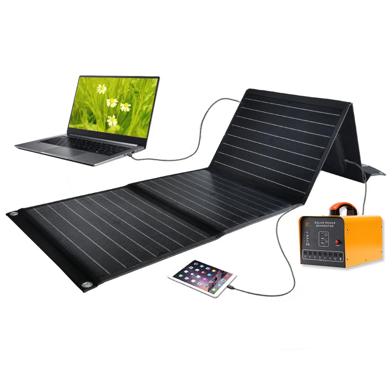 Brand New Foldable Ocv 28V 24V Mono Folding Portable 60 Watt 100W 125W The Solar Panel
