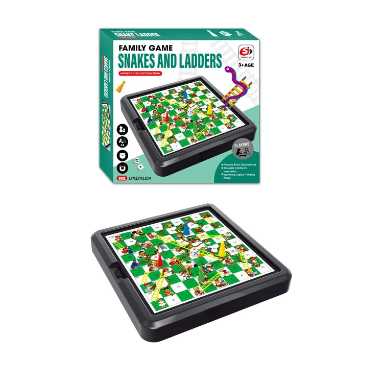 Hot Selling Chess Game Toys Snakes And Ladders Board Game for Kids Educational Toys